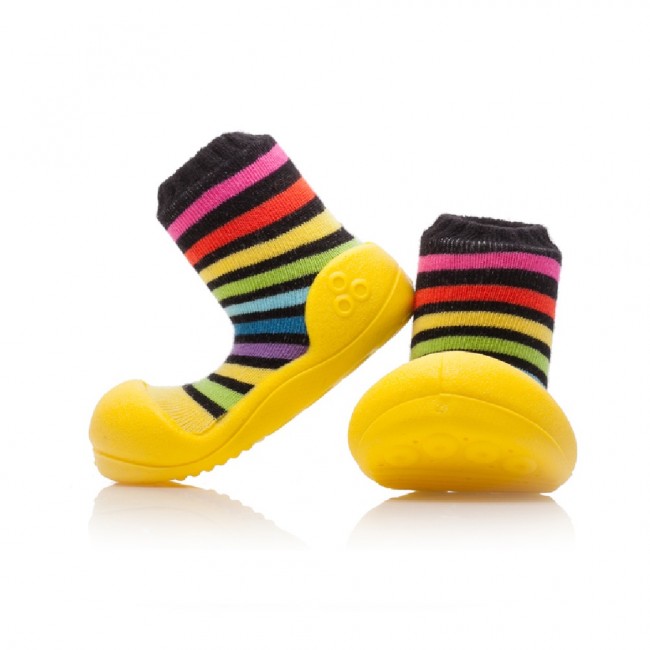 Baby Boots | Attipas Rainbow Yellow